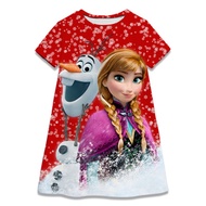 Disney Frozen Costume Princess Dress for Girls Clothes Party Dresses Girl Kids Cosplay Snow Queen El