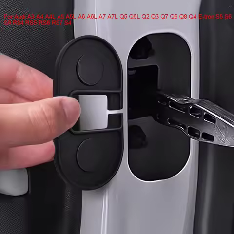 Car Door Limiter Pad For AUDI Q4 E-TRON A3 A4 A5 A6 A7 Q2 Q3 Q5 Q8 TT S8 RS5 RS6 Lock Shock Absorber