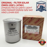Upper Diesel Filter Dyna/ Dutro 125HT/ 130HT Hino Ranger KM505/ 525/ 540/ Lohan 500 Original (23401-