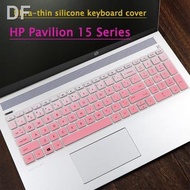 Keyboard Cover HP Pavilion 15 Series Silicone 15 Inch 15.6 Laptop Keyboard Protector Skin 15s-eq 15s-du 15s-fr 15s-dq 15
