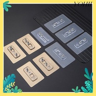 YOHII Traceless Nail, Wall Picture Hanger Wall Hanger Double Hole Screw Sticker, No Punching Screw H