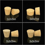 10pcs/lot Diameter 32mm to 83mm Wooden Cork Lab Glass Bottle Stopper Kettle Pudding Bottle Cork Cap 
