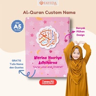 Fayida Quran - AA019 | Al Quran Children A6 | Al Quran For Children A5 | Al Quran Children's Gift | Al Quran Custom Name | Quran Tajwid Color | Can Print Name | Premium Quran