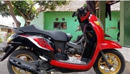 jok honda scoopy jok caferacer seat modif dan variasi