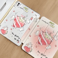 ZOYU | เคสใสป้องกันพร้อมช่องเสียบปากกาและขาตั้งหมุนสำหรับ iPad Air 6 iPad Pro iPad mini 6 iPad 9 iPa