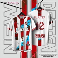 Futsal Futsal Football baju jersey custom name baju lelaki Thailand Viral Jersey Tiktok T-Shirt Brea