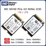 WD SSD WD SN740 512GB 1TB 2TB M.2 NVMe 2230 PCIe 4.0x4 for Microsoft Surface ProX Laptop 512G 1TB 2TB