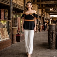 BLOUSE OFFSHOULDER BORNEO KAAMATAN BLOUSE