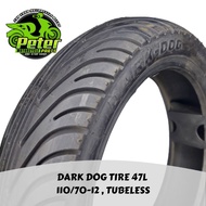 TIRE 110/70-12 TUBELESS/DARKDOG/XOOMER-X/YAMAHA MIO GRAVIS/ SYM JET100/KYMCO TOPBOY