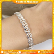 Fortune Coin Bracelet Adjustable Abundance Symbol Cuff for Good Energy Versatile Exquisite Stylish