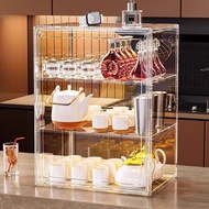 [Next Day Delivery] Water Cup Storage Box Cup Storage Rack Desktop Storage Box Water Cup Storage Rac