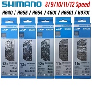 Shimano Bicycle Chain HG40 HG53 HG54 CN-4601 HG601 HG701 M6100 M7100 M8100 Original Chain 8/9/10/11/
