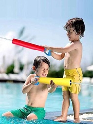 1隨機顏色水泡沫噴槍,適用於夏季游泳池沙灘水上遊戲（某些部件可能是隨機的）