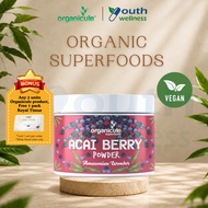 Organicule Acai Berry Powder [100g] | Natural Anti-Aging Super Food | Rich in Vitamin A & E | | Sour