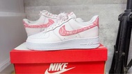 全新 NIKE AIR FORCE 1 櫻花 粉勾 變形蟲