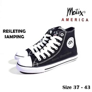 MOTIX SLIM HIGH SCHOOL SHOES FOR ELEMENTARY SCHOOL, MIDDLE SCHOOL, HIGH SCHOOL, BLACK AND WHITE, SIZ