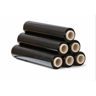 500m x 20" STRETCH FILM BLACK Jack Pallet Wrap 20 Microns THICK 1 ROLL EXCELLENT QUALITY