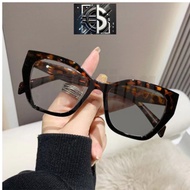 ESPADA SHOP - KM13 2 In 1 Anti-radiation & non-photochromic photochromic lens glasses Cat Eye Anti-U