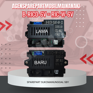 Receiver + Remote Control 2,4Ghz B-R1CD-2G4Y-6V-J2  Pengganti RIC-WW-6V (modul PCB) mobil mainan aki