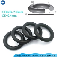 OD60-210mm Nitrile O-Ring Sealing Ring Round Gasket CS2.4mm [SY] 10