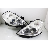 USED Nissan Tiida Latio C11 V1 PFL HID Headlamp Lampu Depan Original 1 pair