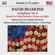 大衛戴蒙德：第六號交響曲、為弦樂團所作的輪舞曲、羅密歐與茱麗葉 / 費根(指揮)印第安納大學愛樂與室內樂團 (CD)
