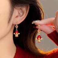 新年财神过年喜庆耳环2025新款新年喜庆财神高级感耳环耳饰New Year God of Wealth New Year festive earrings 202 ByjoZqK8u90122