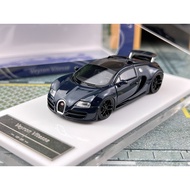 LJM 1: 64 Bugatti Veyron Veyron vitesse Blue Carbon Resin Car Model