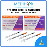 TERUMO Insulin Syringe 1ML EXP 10/2029 /0.5ML EXP 10/2029(31G X 5/16") 100S