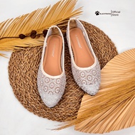 Blackpanda FM Janee L3-03 Semi Flatshoes Wanita Lace Flatshoes 2026