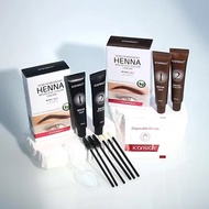 Mlaysia Ready Stock Iconsign Semi Permanent Henna Brow Dye Color Cream Set 15ml Brown Black Tint Org