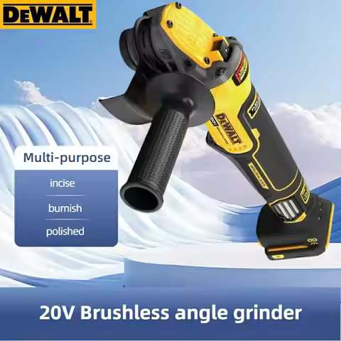DEWALT DCG409 125mm Brushless Angle Grinder: 9000RPM 20V Cordless Cutter & Polisher (Bare Tool)