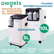 Owgels 10 LPM Oxygen Concentrator Medical Pengganti Tabung Oksigen