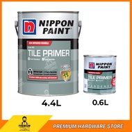 NIPPON PAINT Tile Primer 5 Liter Water Thinned Epoxy Primer for Tile Floor Concrete Masonry Cat Expoxy Undercoat Lantai