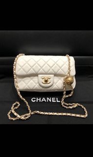 Chanel 白色金球 20cm