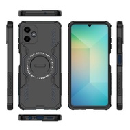 Casing For Samsung Galaxy A06 4G 5G 2025 Phone Case Shockproof Armor Wireless Charge Magnetic Hard C