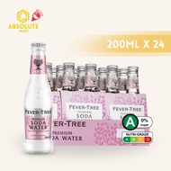 FEVER TREE Premium Soda Water 200ML X 24 (GLASS)