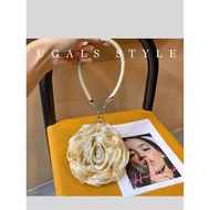 handbag nunu handbag UGALS Peri Perancis, Bunga, Sutera, Kotak Mini, Gincu Jamuan, Kunci, Beg Utusan