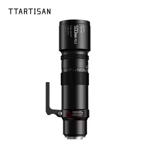 TTArtisan 500mm F6.3 Full Frame Super Telephoto Lens for Sony E FE A7IV A7MⅤ Nikon Z Canon EOS R RF 