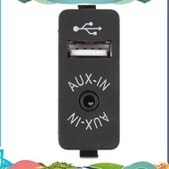 Car USB AUX In Plug Auxiliary Input Socket Adapter for BMW E81 E87 E90 F10 F12 E70 X4 X5 X6 uejfrdku