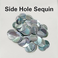 Sequins - Side Hole (5 gram / 50 gram) -  SILVER BLUE AB