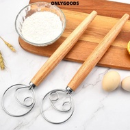ONLYGOODS Stainless Steel Coil Whisk  Flour Mixer Egg Beater Flour Coil Mixer Flour Beater Flour Mix