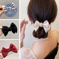 Elegant Forged Bow Hairpin Sweet Princess Bow Hairpin Hairpin Female Hairpin Hairpin French N1u7