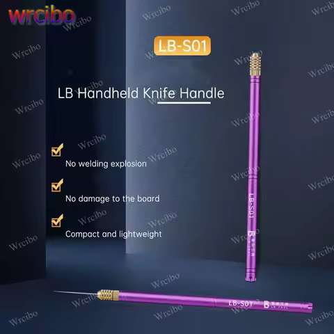 Luban LB-S01 Mobile Phone Motherboard Repair Tool - Ultra-Light Needle Handle for Chip Prying (No Ti