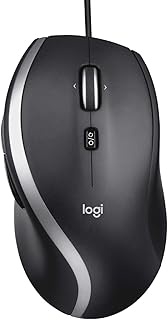 Logitech M500s Advanced Corded Mouse with Advanced Hyper-Fast Scrolling & Tilt, Customizable Buttons