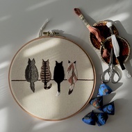 EMBROIDERY WALL DECOR / CUSTOM EMBROIDERY / HANDMADE / GIFT / MAS KAHWIN