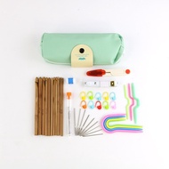 Wholesale Sweater Knitting Set Crochet Crochet Crochet Wool Set Crochet 12 Pcs Cylindrical Carboniza