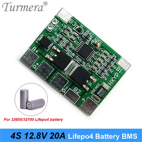 32650 LifePO4 1s 2s 4s 3.2v 6.4v 12.8v BMS Lithium Iron Battery Protection Board for LifePO4 32650 3