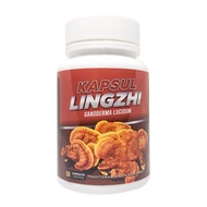 Lingzhi Capsule ( lingzhi original ) 50 biji GANODERMA / RESHI GANO /  penawar segala penyakit / Bio