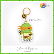 [SG LOCAL] Ninjia Turtle Customised Keychain / Bag Tag / Accessories / Handmade / Personalised Keychain